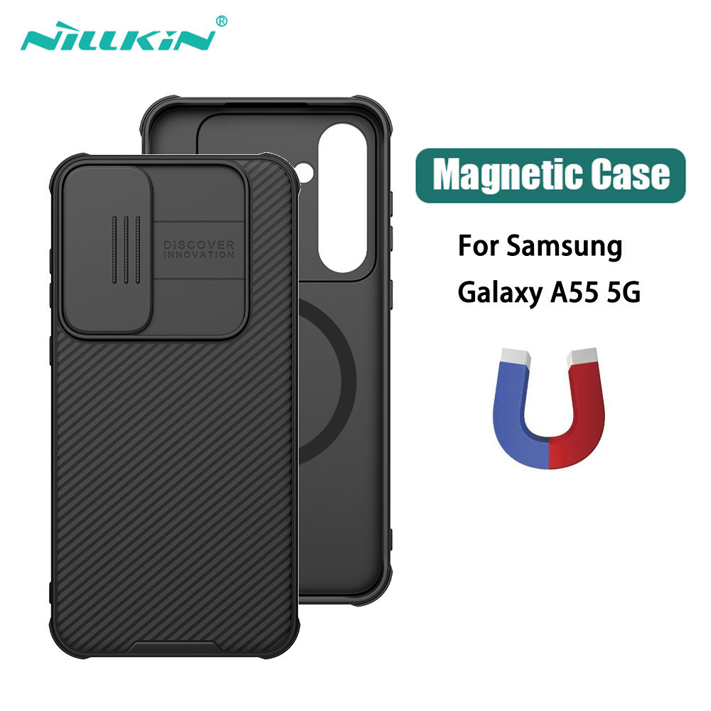 เคส Samsung A55 Nillkin Camshield Pro กล้องสไลด์ของ ตัวเรือนแม่เหล็กสำหรับ Samsung Galaxy A55 5G