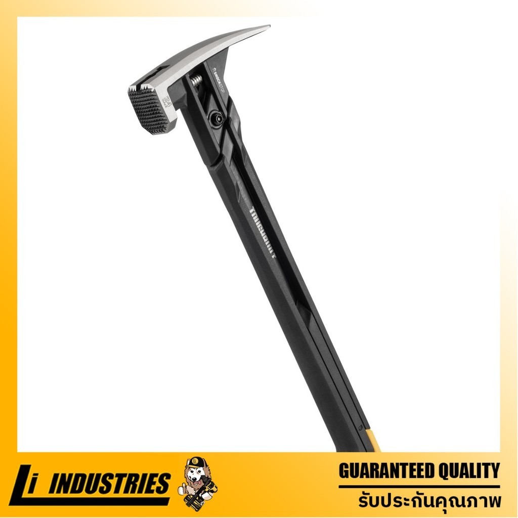 TOUGHBUILT ShockStop ค้อนหัวเหล็กหน้าตัด 24 ออนซ์ TB-H1-1SBR-S24X