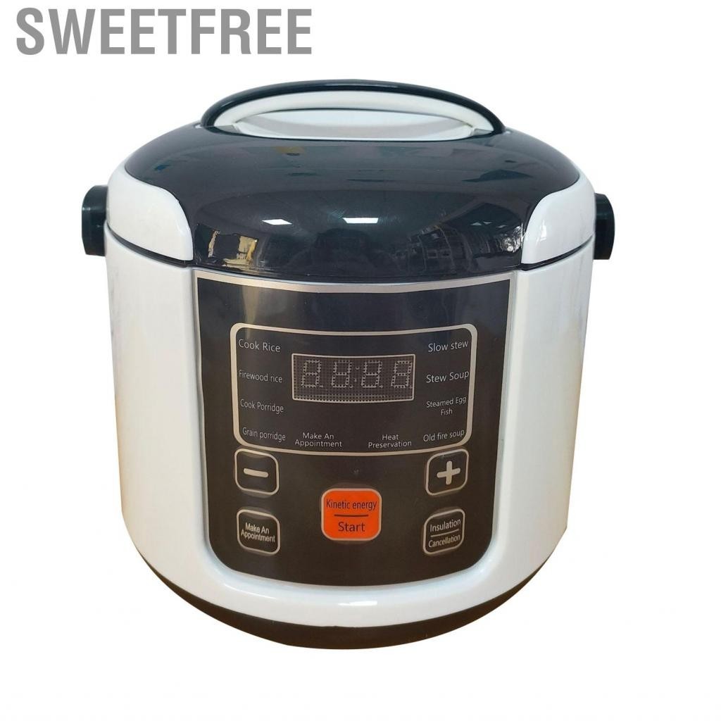 Sweetfree Portable Rice Cooker  Mini Safe 2L Capacity Hand Wash for Cars