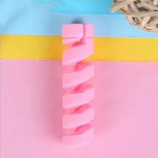 สายชาร ์ จ Data Cable Protector และอุปกรณ ์ ไขลานเหมาะสําหรับ IPhone และ Android Universal Use