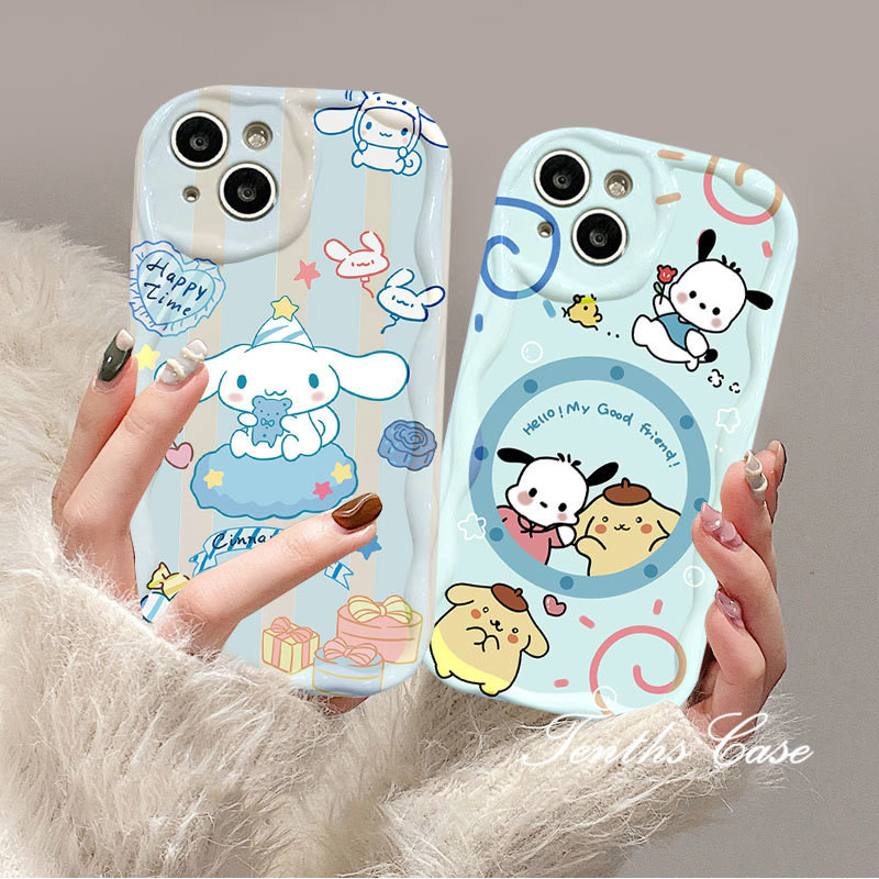 เคสโทรศัพท์มือถือแบบนิ่ม กันกระแทก ลายการ์ตูนลูกสุนัข 3D สําหรับ Redmi 13C A1 12C 10C 10A 10 9A 9C 9T Note 13 12 11 10 9 Pro 11s 11 10s 10 9s Mi12 11 Lite Poco X3 Pro NFC ผ้าคลุม