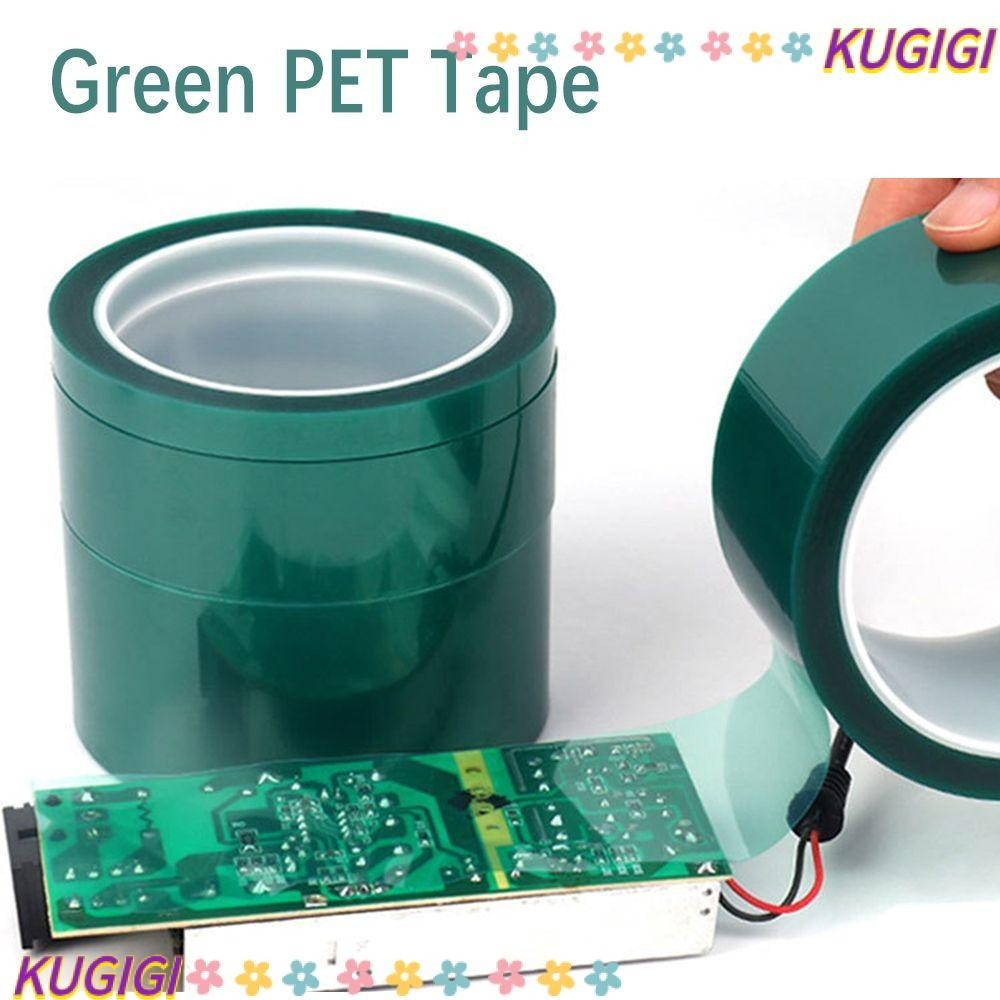 Kugigi เทปฟิล์ม PET ฉนวนกันความร้อน สีเขียว อุณหภูมิสูง