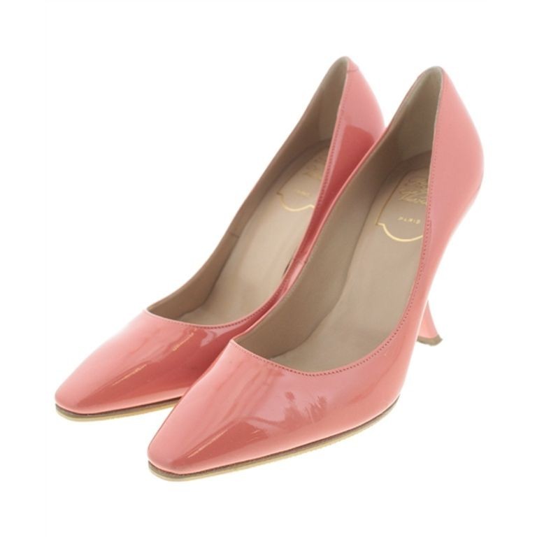 Ping PINK Roger Vivier M O 5 Pumps Women 21.5cm Direct from Japan Secondhand