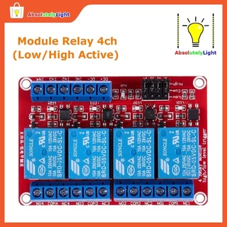 ⚙️⚙️โมดูลรีเลย์ 1ch 2ch 4ch สำหรับ 5V 12V 24V ปรับ Low/High Active #Arduino #อิเลคทรอนิค