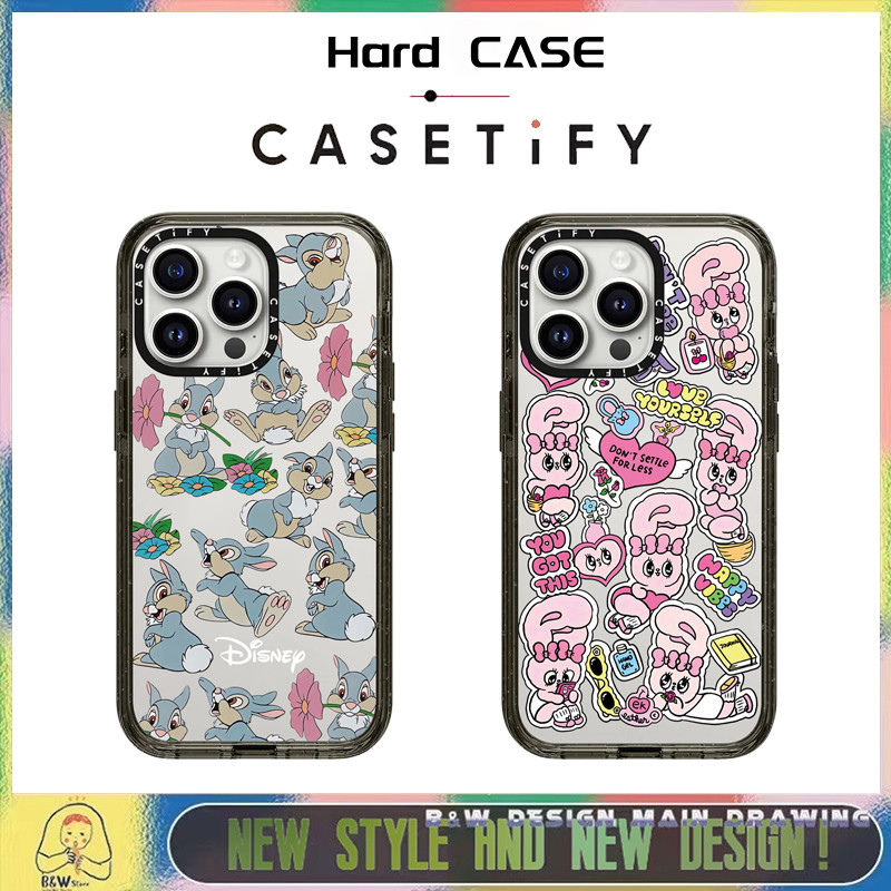 เคสโทรศัพท์มือถือแบบแข็ง กันกระแทก ลายกระต่ายน่ารัก สําหรับ IPhone 15 ProMax 15Pro 15 14 13 12 11 Pro Max