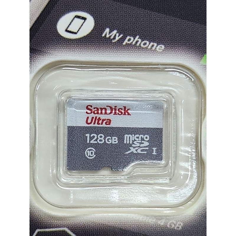 เมมโมรี่การ์ด [ของแท้ 100%] เมมโมรี่ SanDisk 128g คลาส 10 รับประกัน 7 ปี By SYNNEX