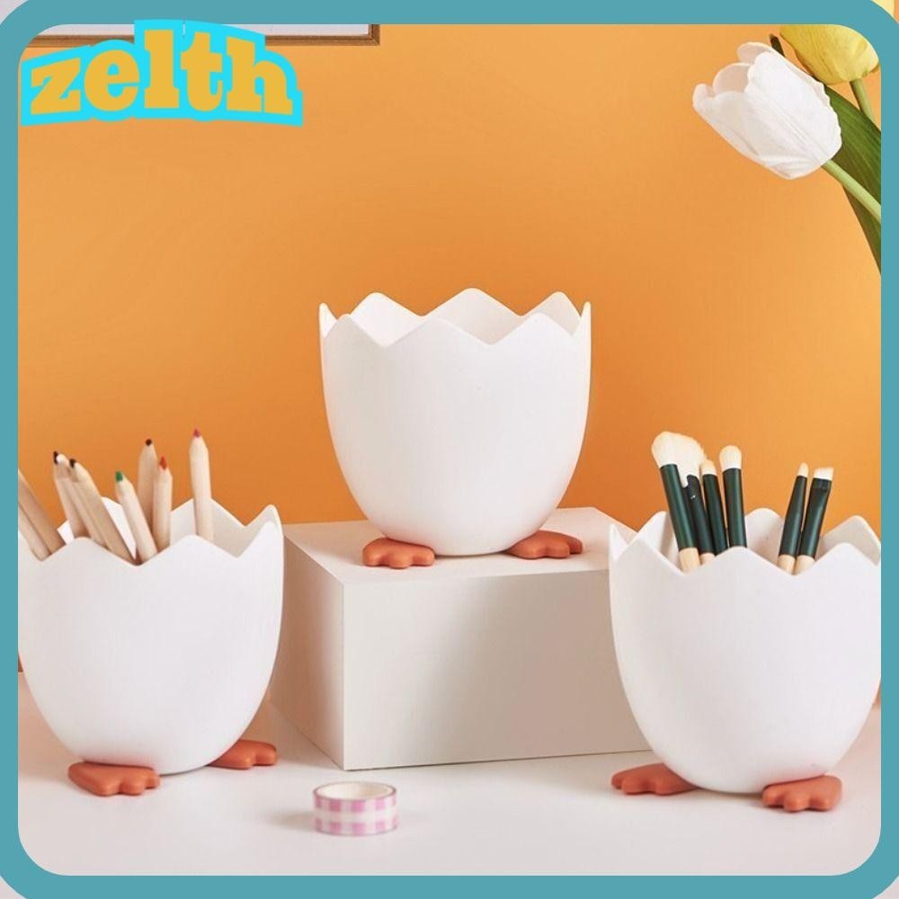 Zelth กล่องพลาสติก อเนกประสงค์ ขนาดใหญ่ จุของได้เยอะ สําหรับเก็บปากกาไข่