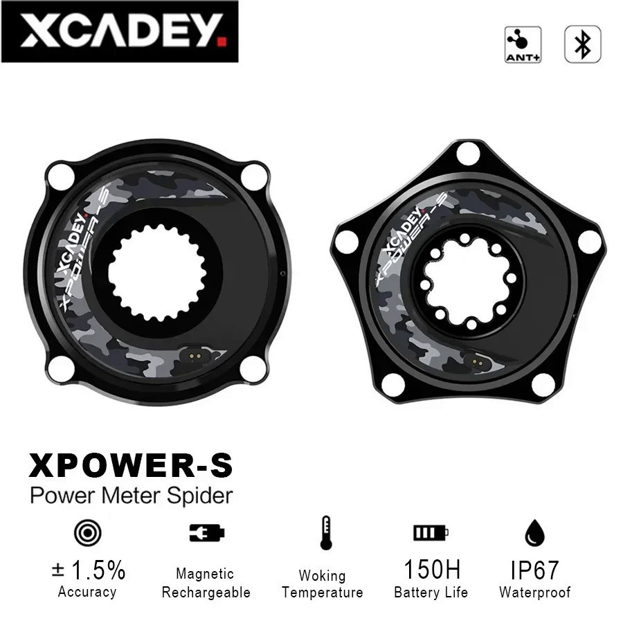 Xcadey-BICYCLE Power Meter, Spider powermeter, 110BCD, 104BCD, Fit SRAM racerace Rotor, cannondale C