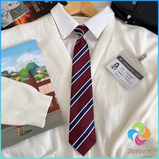 Bensen เนคไทแฟชั่นสำเร็จรูป โบว์นักเรียนญี่ปุ่น JK ปรับขนาดได้ necktie