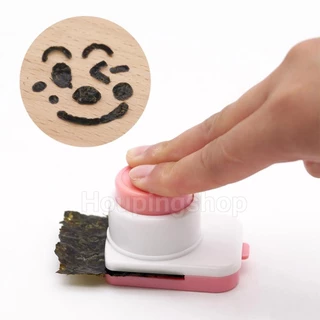 แม่พิมพ์ตัดข้าวปั้น รูปการ์ตูนหน้ายิ้ม สําหรับทําซูชิ สาหร่าย เบนโตะ DIY