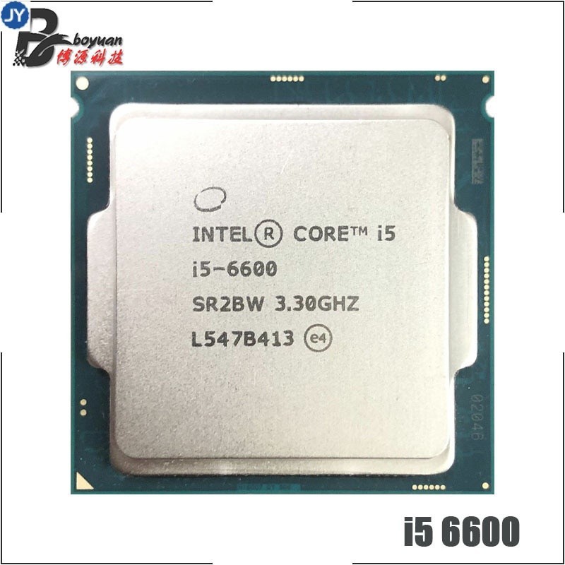 หน่วยประมวลผล CPU Intel Core i5-6600 i5 6600 3.3 GHz SR2BW/SR2L5 Quad-Core Quad-Thread 6M 65W LGA 1151