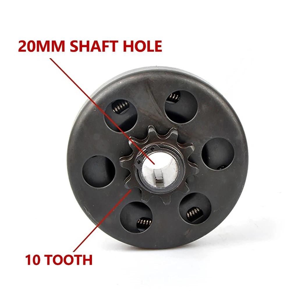 คลั19mm 20mm GO Kart Fun Centrifugal Automatic Clutch 3/4" 10T Tooth 420 Chain for Karting Minibike 