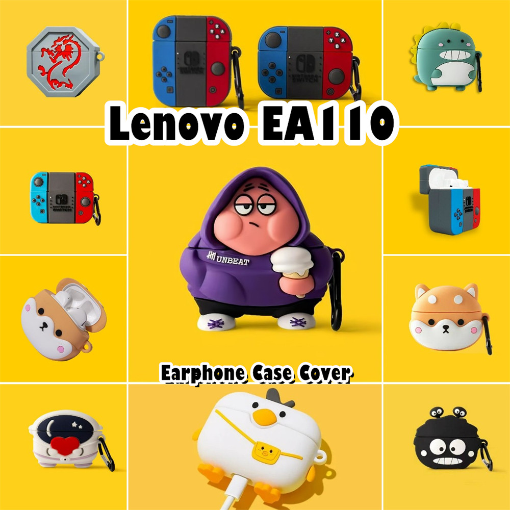 【Case Home】นําไปใช้กับ Lenovo EA110 เคส Case เคสหูฟัง การ์ตูนสร้างสรรค์ ซิลิโคนนุ่ม เคส เคสหูฟัง