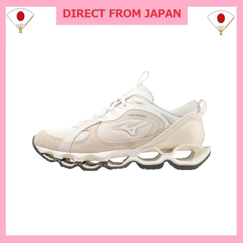 [Mizuno] Sneakers Wave Prophecy B2 for commuting, school, and casual lifestyle Ivory × White 26.5 cm