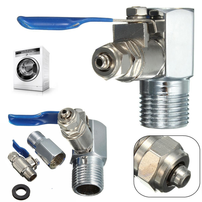 ตัวต่อป้อนน้ำ RO 1/2" เป็น 1/4" Ball Valve Feed Water Adapter Reverse Osmosis วาล์วเครื่องกรองน้ำ อุ