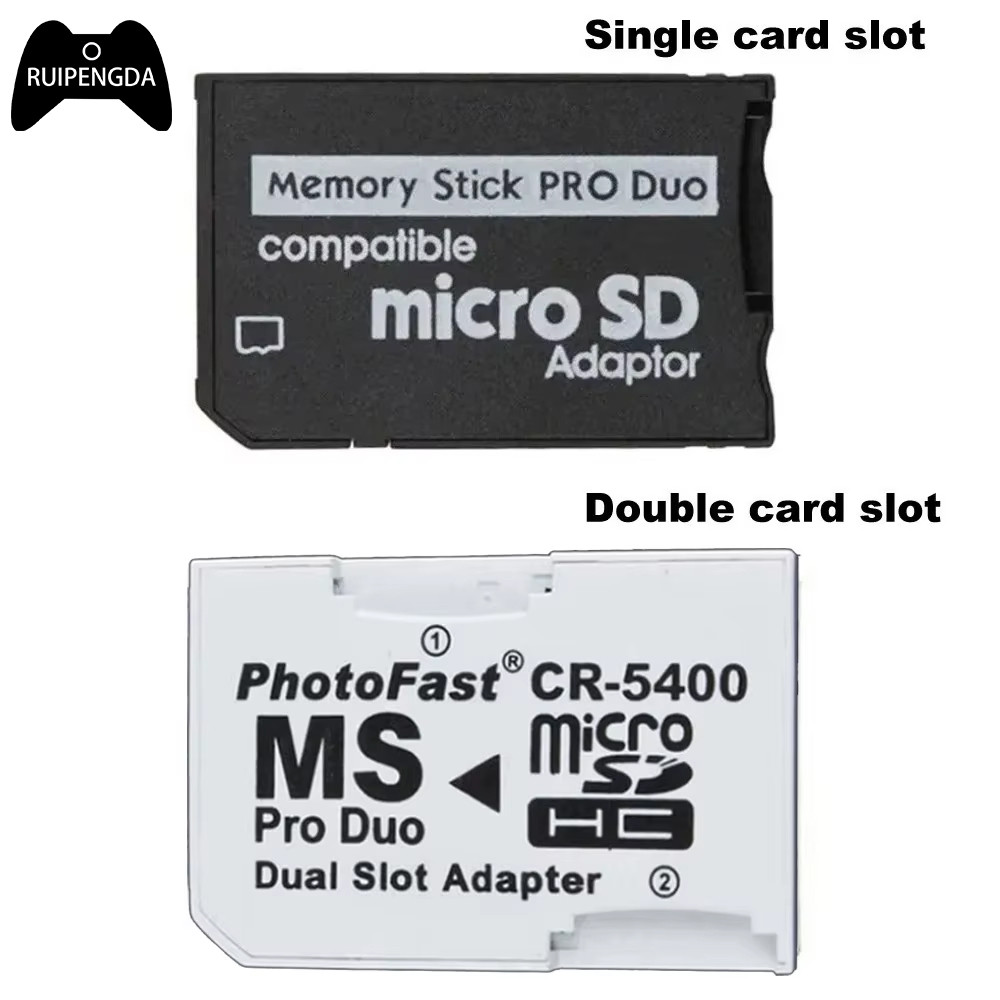 Ruipengda Memory Stick Pro Duo Card Reader สําหรับ PSP 1000 สําหรับ PSP 2000 สําหรับ PSP 3000 SD TF ถึง MS การ์ดอะแดปเตอร์แปลง