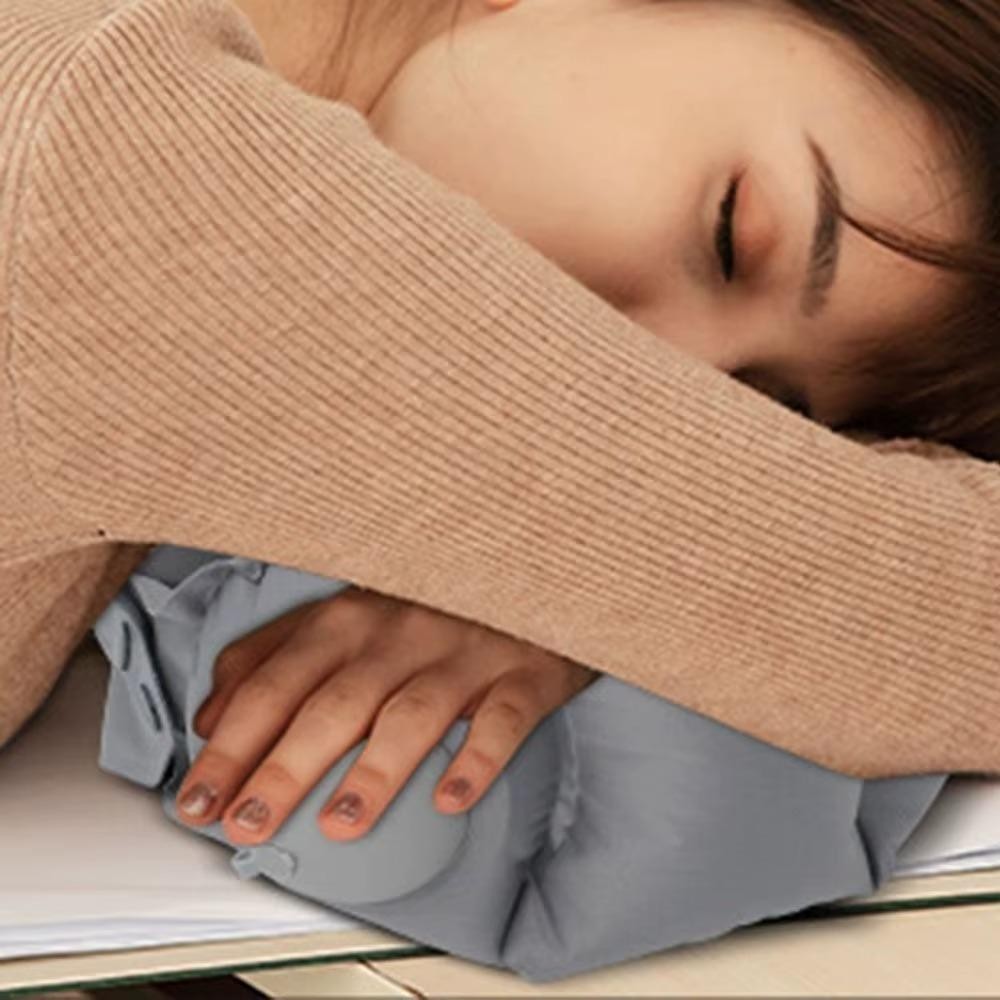 WINTE หมอนเป่าลมรูปตัว U, หมอนเดินทาง Super Light แบบกด, ที่วางคอแบบพกพาป้องกันคอ หมอนรองคอประหยัดพื้นที่ สํานักงาน - รูปที่ 5