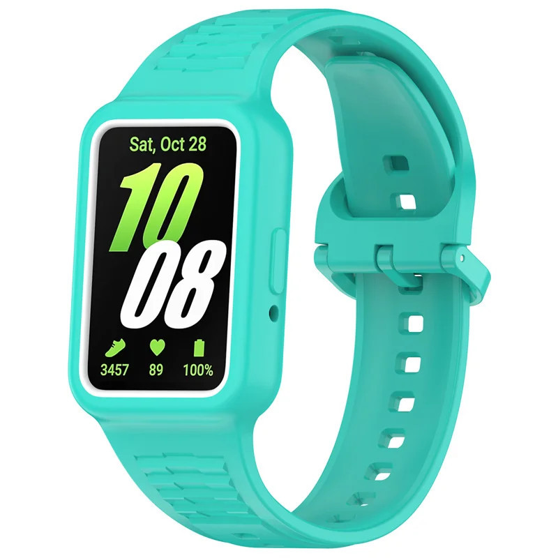 สายซิลิโคนกีฬา for Smartwatch Samsung Galaxy Fit 3 / Huawei Band 10 9 8 NFC เทปป้องกันหน้าจอยาง for Huawei Band 7 ราคา ถูกที่สุด ดีลบีเคเค แกลเลอรีภาพที่ 7