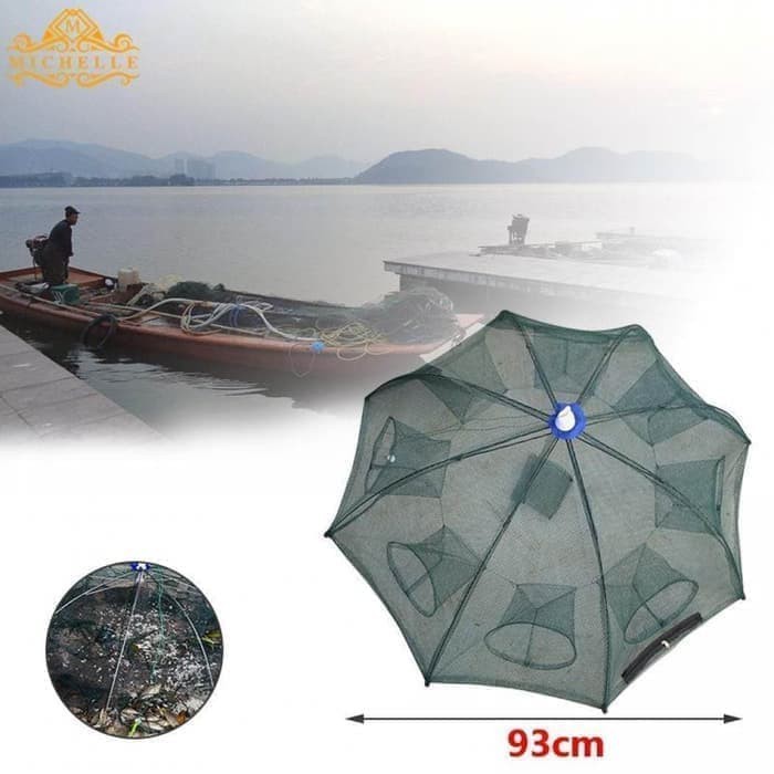 [MH] FISH TRAP 8-HOLE LOBSTER, SHRIMP, EEL, CRAB TRAP