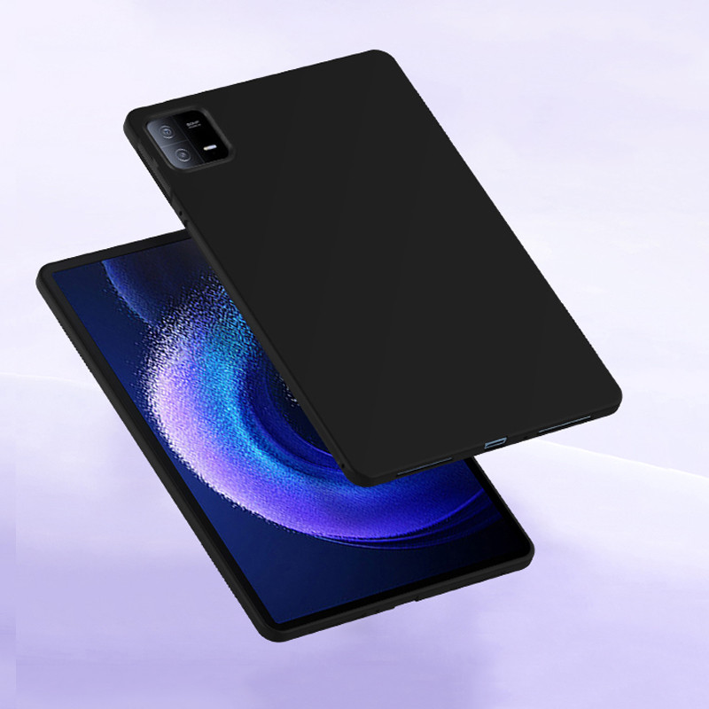 ซิลิโคนกรณีแท็บเล็ตสําหรับ Xiaomi Poco Pad 12.1 Mi Pad 5 6 6S Pro 12.4 11.0 ยืดหยุ่น Soft TPU เปลือกสีดําปกหลังสําหรับ Redmi Pad Pro 12.1 SE 11.0 Pad 10.6 - รูปที่ 4