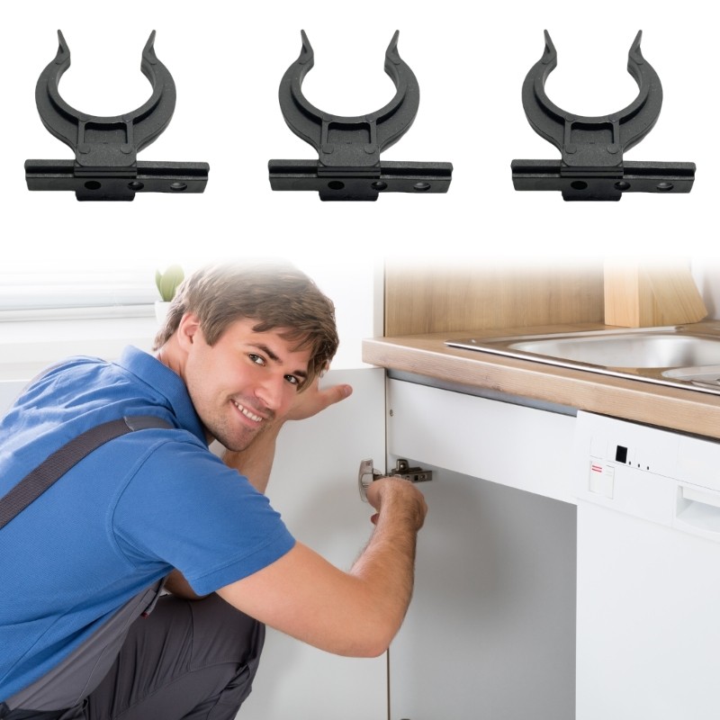 บาท ชุดคลิปหนีบฐานตู้ที่แข็งแรง 10 ชิ้นสําหรับอุปกรณ์ครัว Skirting Board