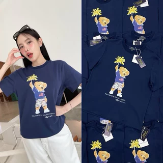 【ส่งจากไทย】เสื้อยืดแฟชั่นสตรี คอกลม🌈🐻•เสื้อยืดน้องหมี สุดฮิต•🐻