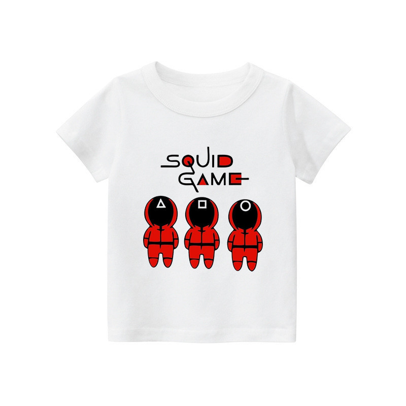 Squid Game - Season 2 เสื้อยืดแขนสั้น เสื้อยืด SQUID GAME MINION 2 Unisex for kids 100-150cm