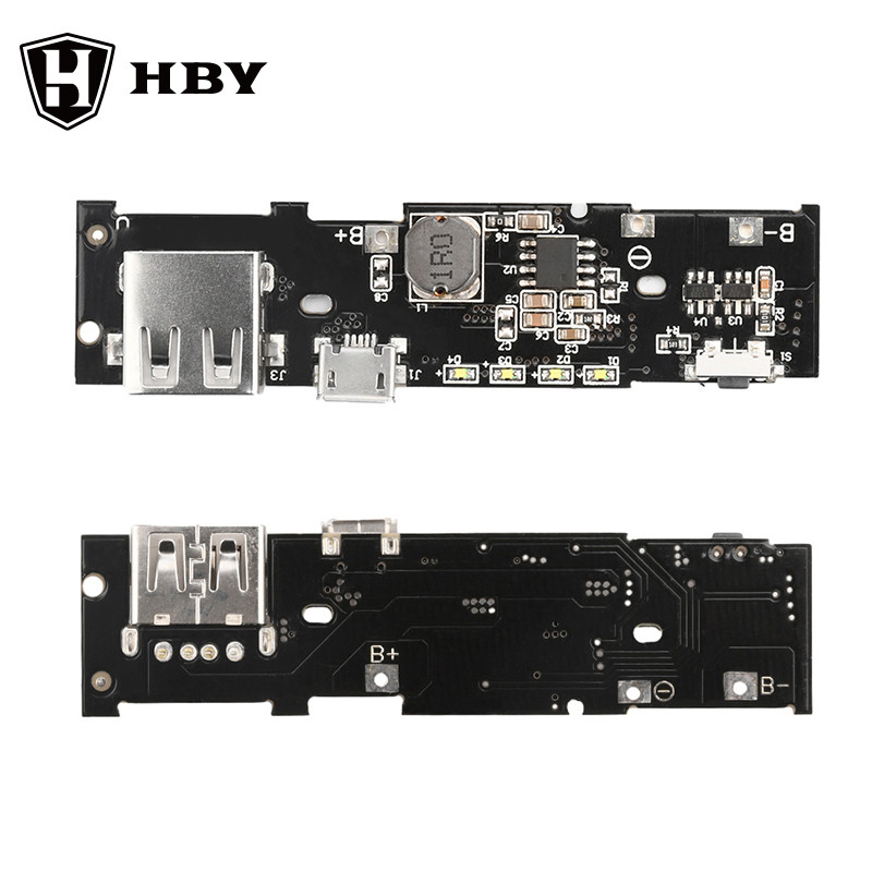 Diy Power Bank Circuit เมนบอร์ด Power Bank PCB Booster Board 4 ส่วน 8 ส่วน 18650 แบตเตอรี่ Power Ban