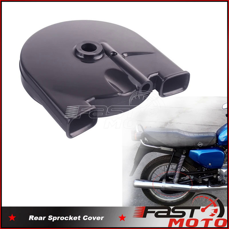 Mf ABS Plastic Motorcycle Accessories Rear Sprocket Cover Chain Guard Chain Case Protector For MZ ET