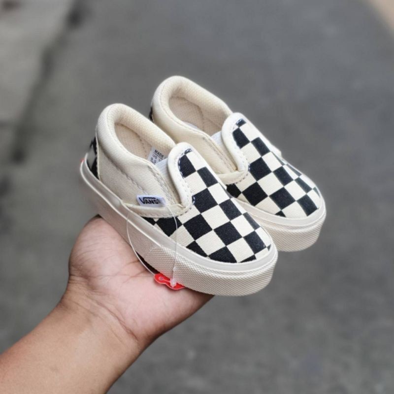 Children's Shoes Slip On Vans Old_Skool Shoes Boys Girls Shoes Sneakers Kids Canvas casual แฟชั่น