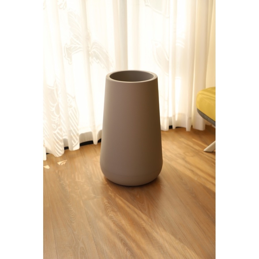 LOCAL789 Tree’O กระถางต้นไม้พลาสติก รุ่น 6KD9976N-BEขนาด XL สีเทา ร้านอยู่ในไทย