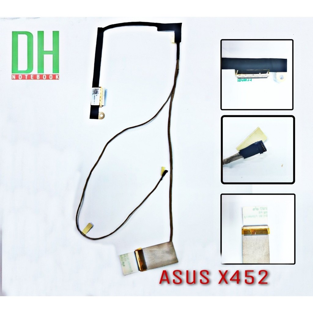 อะไหล่ สายแพรจอ โน๊ตบุ๊ค Asus X452, X452C, X452E, F452M, D452C, D452V Laptop Video Cable
