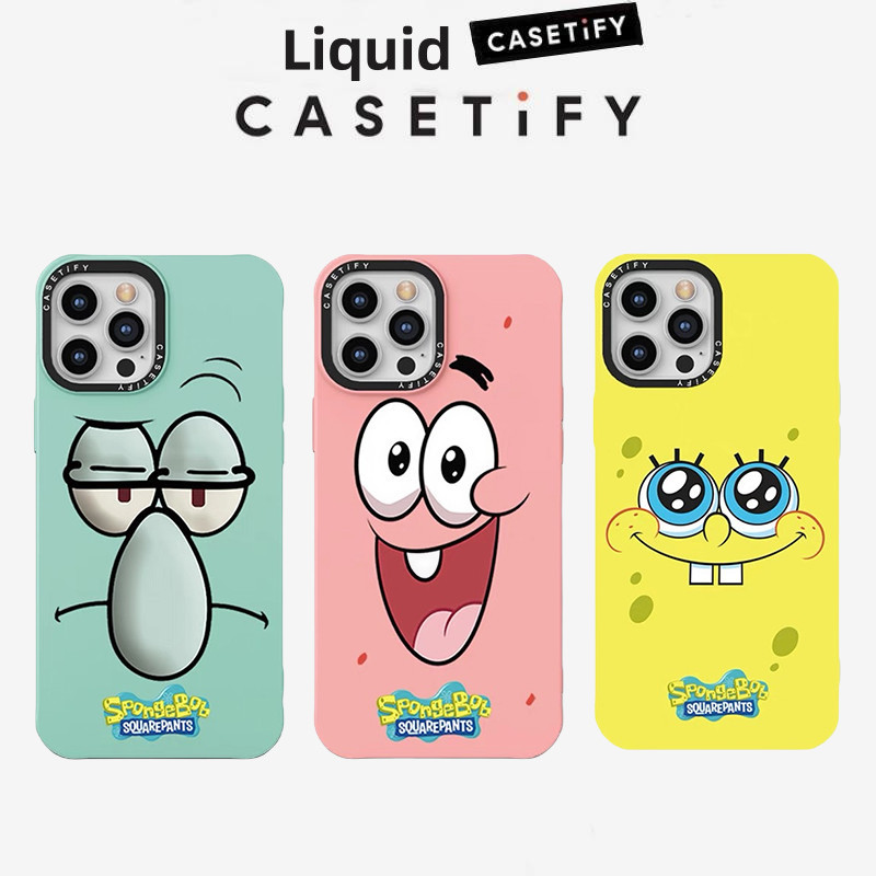 เคสโทรศัพท์มือถือ ซิลิโคนนุ่ม ผิวด้าน กันกระแทก ลายสพันจ์บ็อบเพื่อนรักน่ารัก สําหรับ iPhone 15ProMax 15Pro 15 14 13 12 11 Pro MAX XR IX XS MAX 7 8 Plus