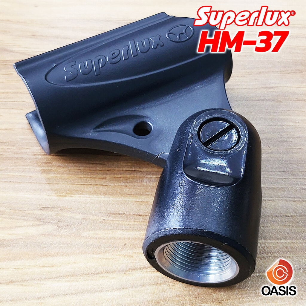 (1อัน) คอไมค์สอด SUPERLUX HM-37 HM37 คอสวมไมค์ แบบสอด ไมค์จ่อเครื่องดนตรี Microphone Clip ใช้กับไมค์คอนเดนเซอร์