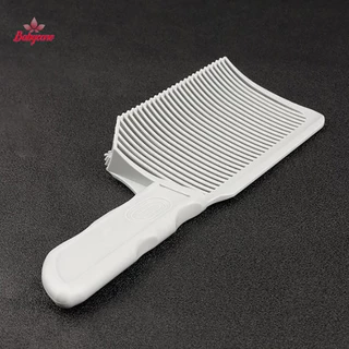 BYCE> หวีซีดจางตัดผมแบนผม Cutg หวีสําหรับชายทนความร้อน Fade แปรงใหม่