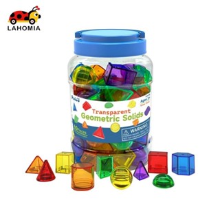 Lahomia ตัวช่วยเรียงลําดับ ทรงเรขาคณิต 3D 60 ชิ้น