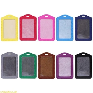 Time ซองหนังใส่บัตรประจําตัว แนวตั้ง 10 สี สําหรับทํางาน