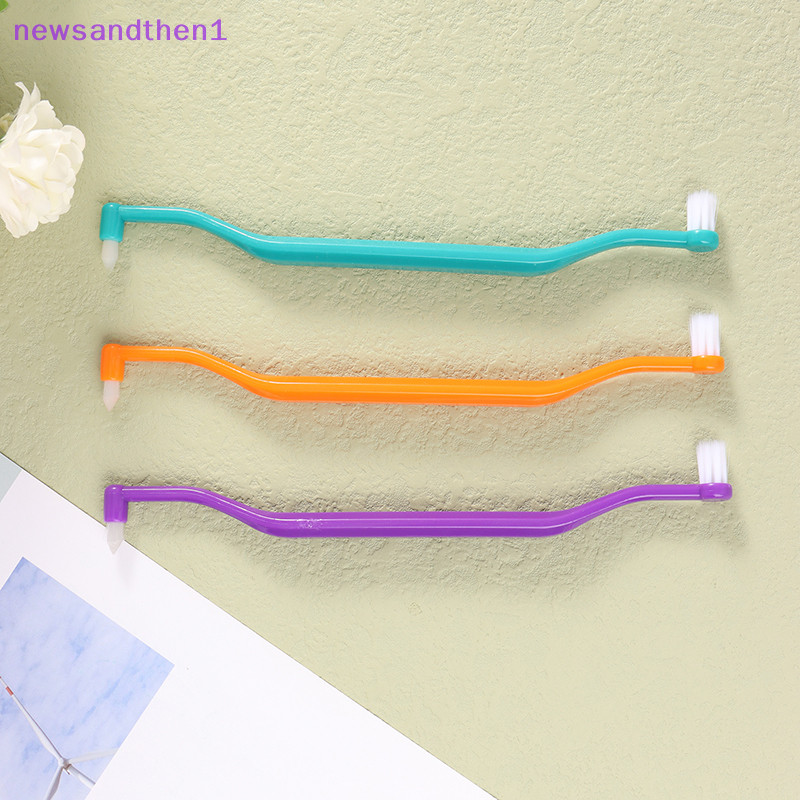 Newsandthen1 แปรงฟัน จัดฟัน สองคาน นุ่ม ทําความสะอาดฟัน ดี