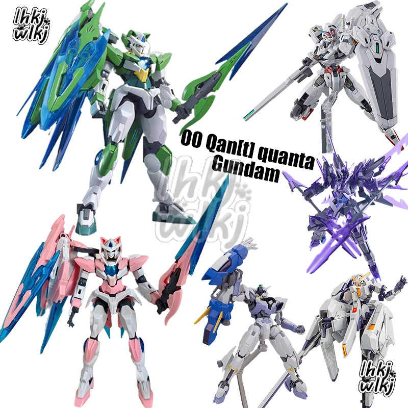 กันดั้ม โมเดลกันดั้ม Quanta Gundam HGBF 1/144 GNT-0000SHIA 00Q ของเล่นสําหรับเด็ก