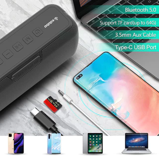 Xdobo X8II ลําโพงซับวูฟเฟอร์ไร้สาย บลูทูธ 60W เสียงเบส 6600mAh กันน้ํา พร้อมกล่องเสียงซับวูฟเฟอร์ TWS Boombox
