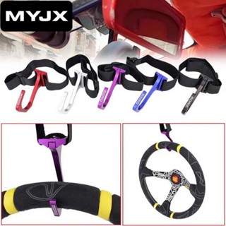 【MYJX】Jdm ตะขอแขวนพวงมาลัย อลูมิเนียม สําหรับรถแข่ง MOMO