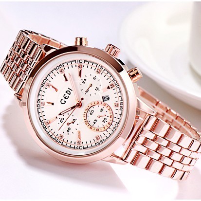 นาฬิกาผู้หญิง GEDI 81021 แสบสุด ของแท้ 100% นาฬิกาแฟชั่น นาฬิกาข้อมือผู้หญิง