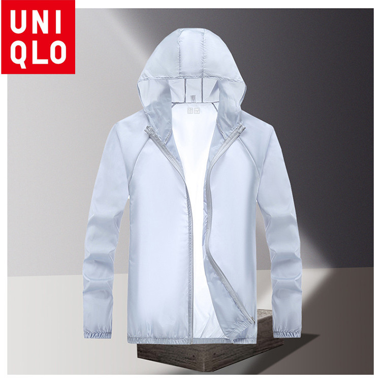 【ใหม่】Uniqlo เสื้อแจ็กเก็ต กันแดด ระบายอากาศ แห้งเร็ว สําหรับผู้ชาย ใส่ตกปลา วิ่ง กลางแจ้ง