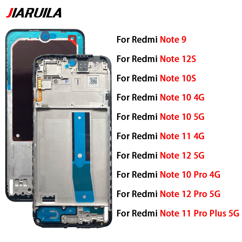 ใหม่ กรอบโลหะ ด้านหลัง สําหรับ Xiaomi Redmi Note 9 10S 10 11 Pro Plus 12S 12 Pro 5G 4G
