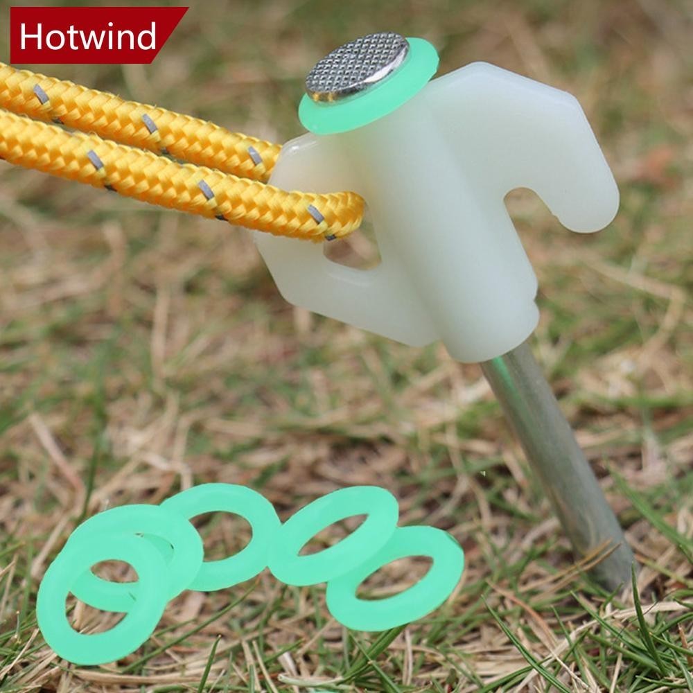 Hotwind แหวนซิลิโคน รูปตัว O เรืองแสง อเนกประสงค์ อุปกรณ์เสริม สําหรับตั้งแคมป์ ตกปลา A4Q6