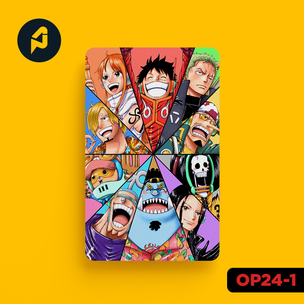One Piece (NEW 2024) - Touch n Go Sticker Skin Cover (พรีเมี่ยม กันน้ํา คุณภาพสูง)