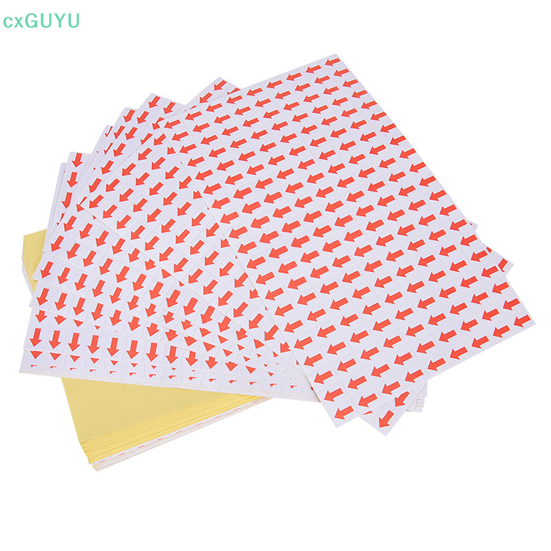 cxGUYU สติกเกอร์ลูกศร สีแดง 10x12 มม. สําหรับทําซ้ํา PRTA รูปที่ 3