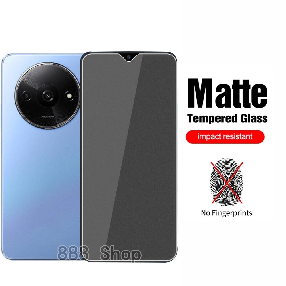 ฟิล์มด้าน AG เต็มจอ สำหรับ Redmi A3 A2Plus A1 ตรงรุ่น ติดง่าย สำหรับ XIAOMI RedmiA3 กระจกนิรภัยกันรอยหน้าจอ 015