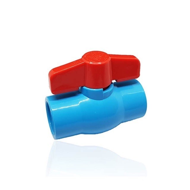 SCG บอลวาล์ว สีฟ้า PVC แบบสวม ขนาด 1/2″  3/4″  1″ คุณภาพสูง แข็งแรง ราคา ถูกที่สุด ดีลบีเคเค แกลเลอรีภาพที่ 2