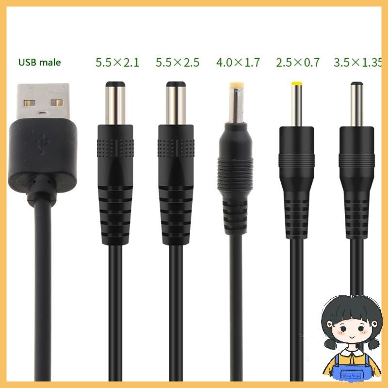 Bang สายชาร์จ USB เป็น DC 5 5x2 1 5 5x2 5 3 5x1 35 4 0x1 7